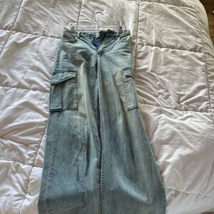 Aritzia denim forum cargo jeans.